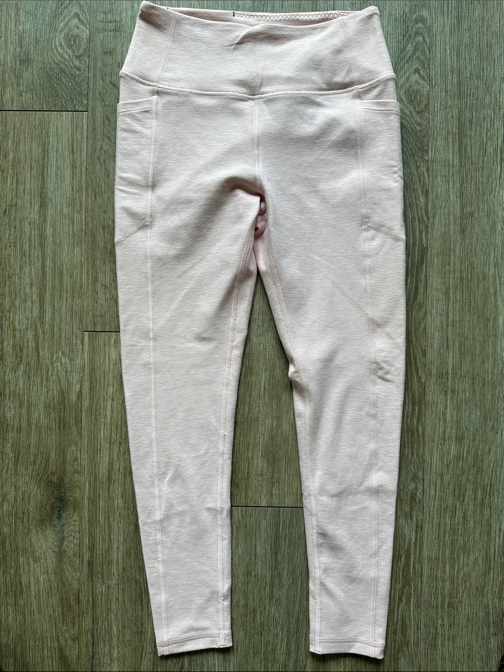 Womens Light Pink Active Leggings